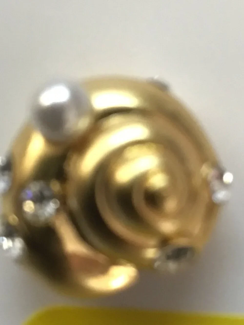 Kate Spade New Gold Snail with Pearl and Rhinestone Earrings